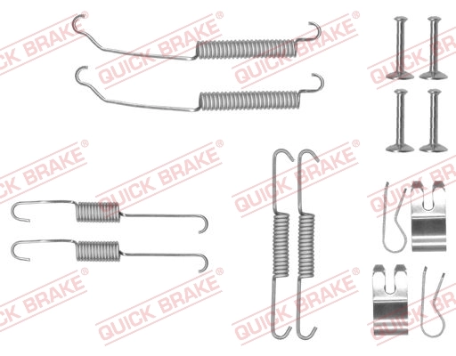 Accessory Kit, brake shoes